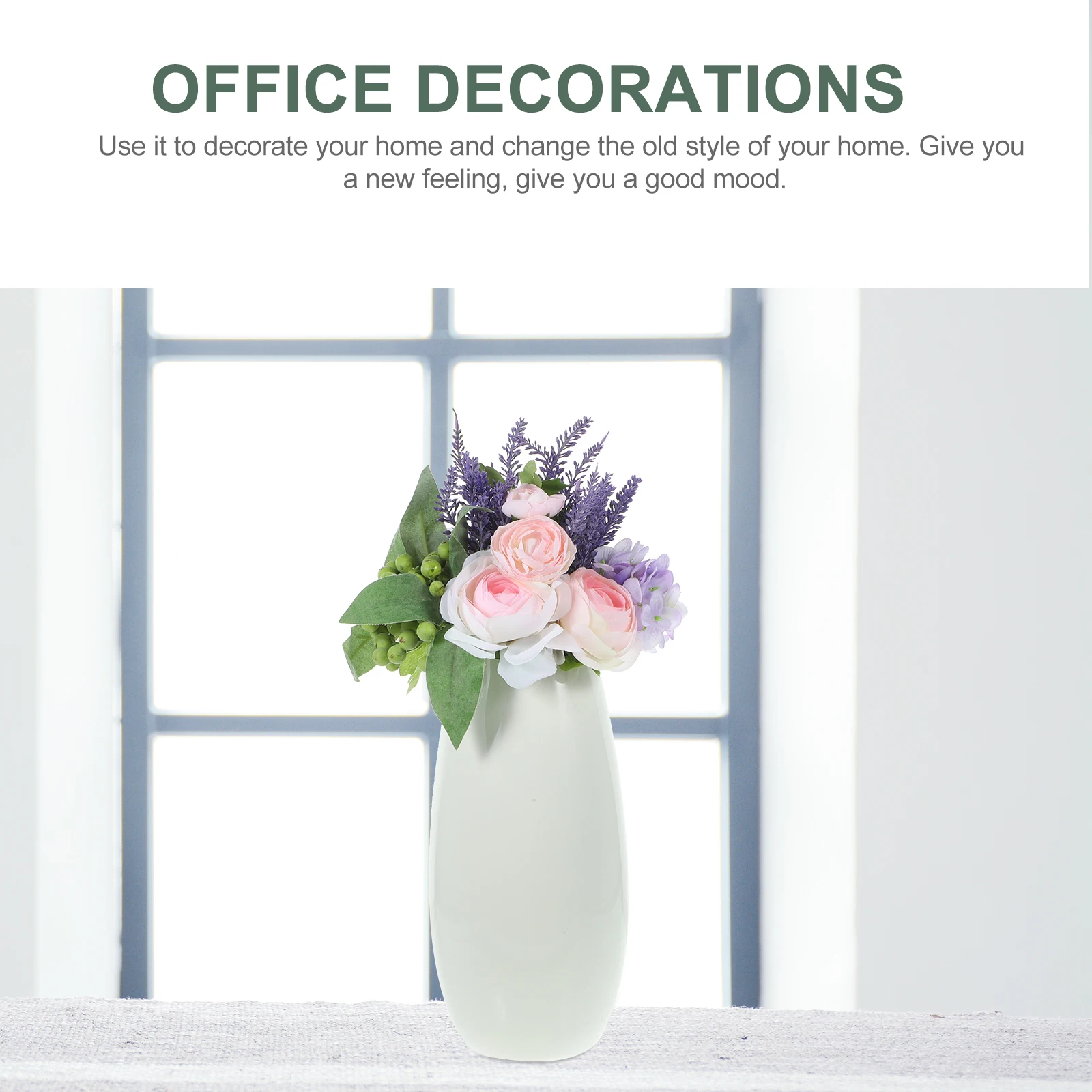 Artificial Bouquet Faux Flower Arrangements Simulation Flowers Floral Pan Zhibu for Decoration Office
Artificial Bouquet Faux Flower Arrangements Simulation Flowers Floral Pan Zhibu for Decoration Office
