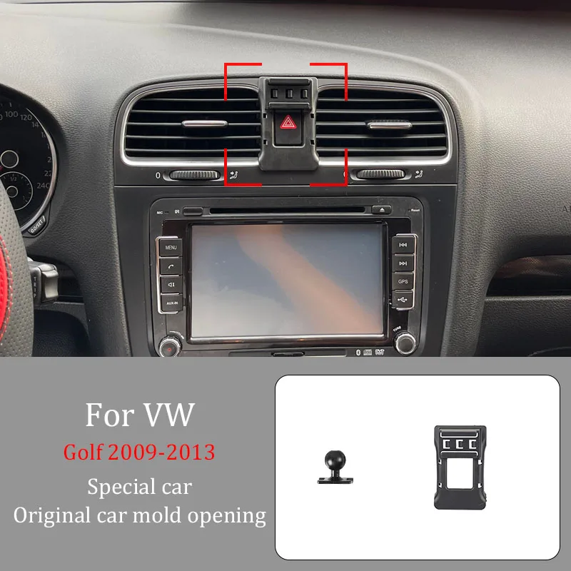 Автомобильный держатель телефона для VW Golf 2009-2013, беспроводное зарядное устройство с автоматическим зажимом 360° ° Вращающийся навигационный кронштейн
Автомобильный держатель телефона для VW Golf 2009-2013, беспроводное зарядное устройство с автоматическим зажимом 360° ° Вращающийся навигационный кронштейн