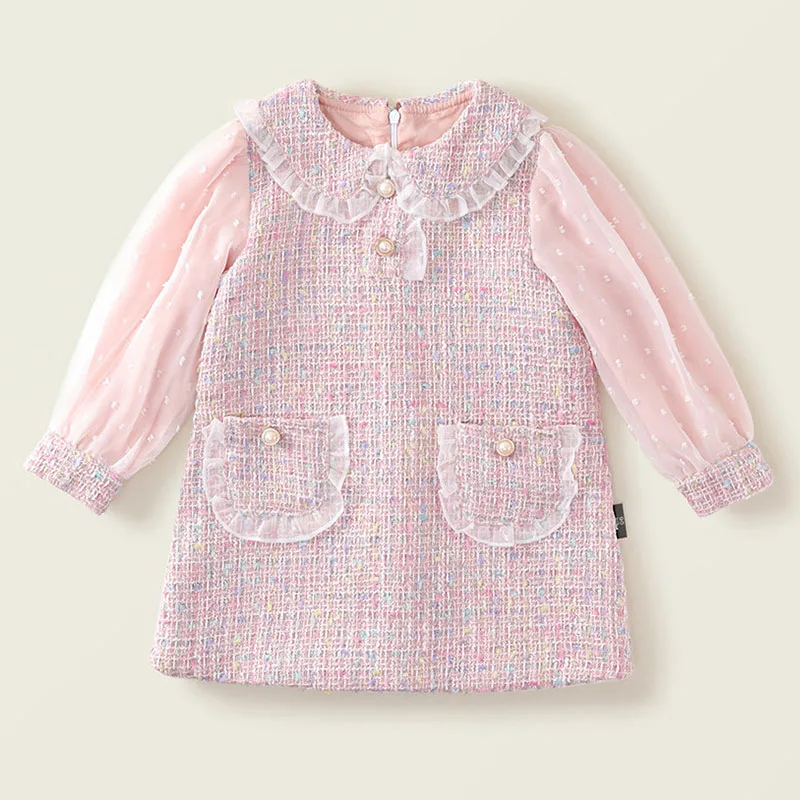 Весенне-осеннее роскошное платье для девочек 2026 года, корейское, милое, в клетку, с сетчатыми вставками, с длинным рукавом, розовое, для маленьких принцесс, бутик, детская одежда B220
Весенне-осеннее роскошное платье для девочек 2026 года, корейское, милое, в клетку, с сетчатыми вставками, с длинным рукавом, розовое, для маленьких принцесс, бутик, детская одежда B220