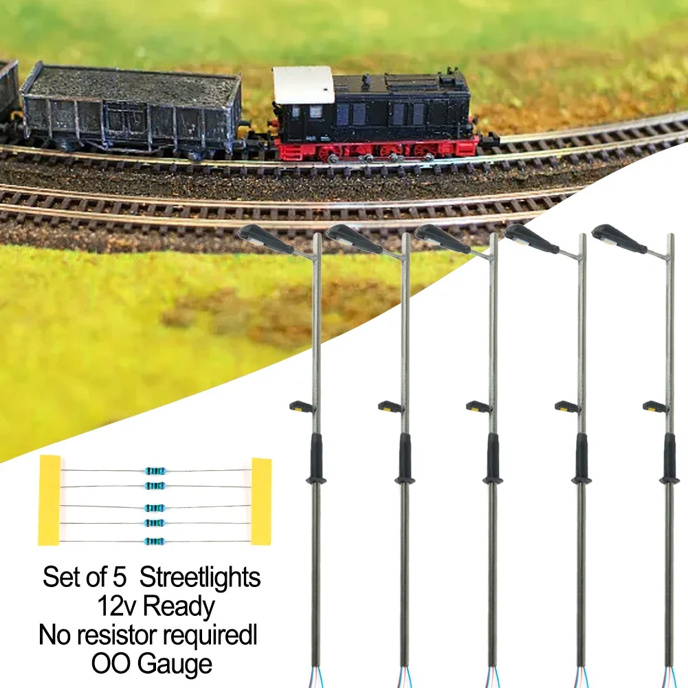 5pcs LED Platform Lights White Lamp For Model Railways OO HO Yard Lights Model Lamp Scenery Decoration Architecture Building
5pcs LED Platform Lights White Lamp For Model Railways OO HO Yard Lights Model Lamp Scenery Decoration Architecture Building