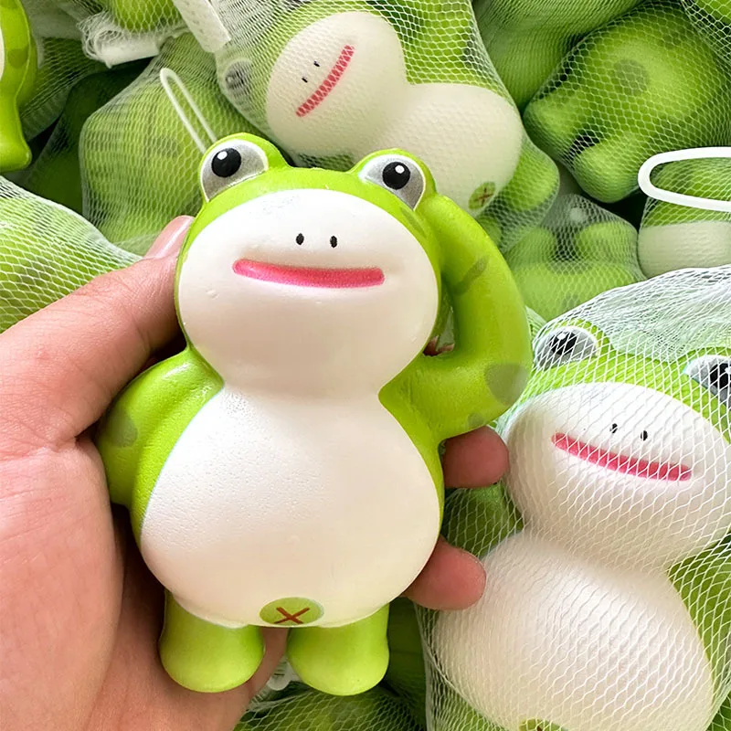 Stress-relieving magic tool, Salute frog toy, slow rebound decorative doll, cute animal figurine, Kneading fun children's toy
Stress-relieving magic tool, Salute frog toy, slow rebound decorative doll, cute animal figurine, Kneading fun children's toy