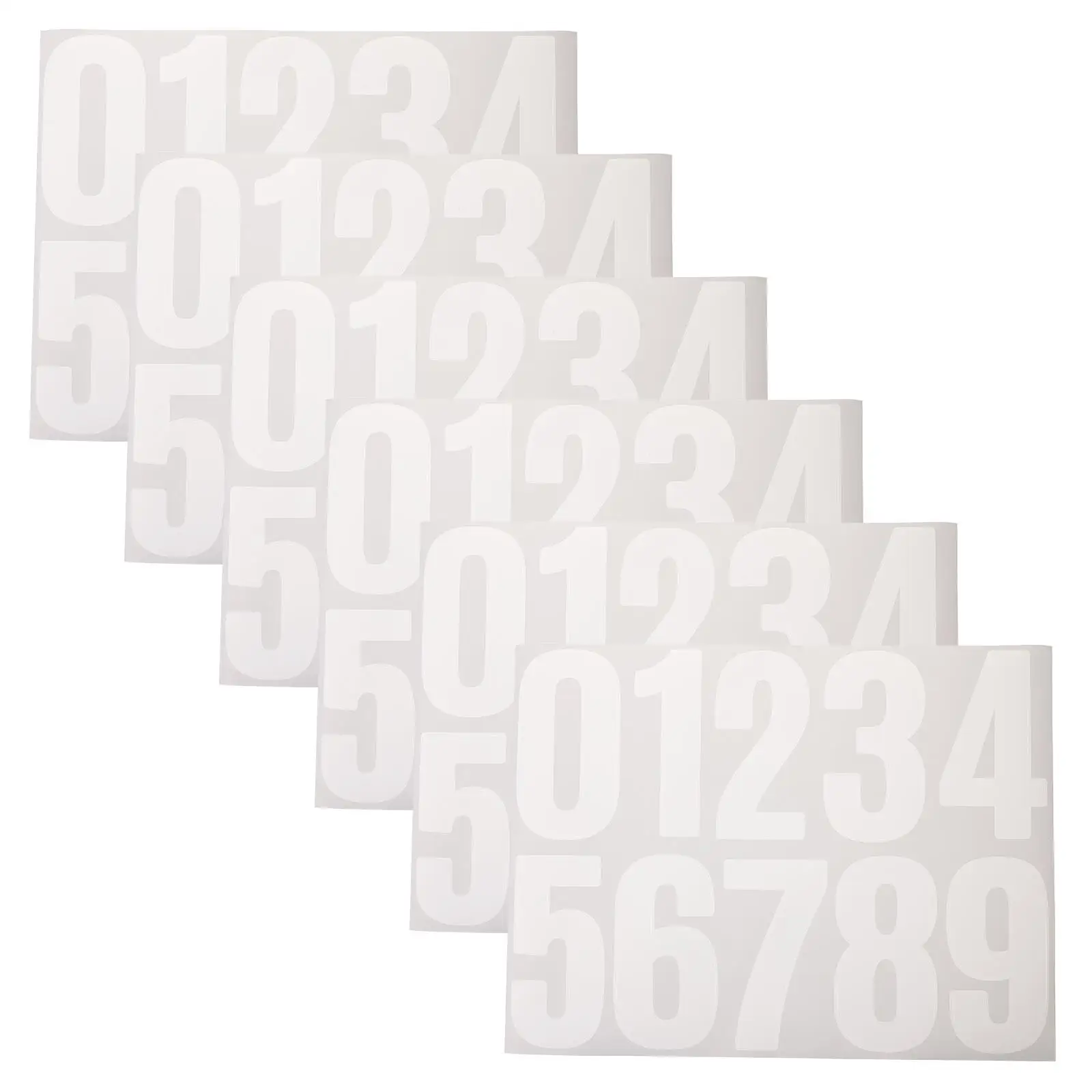 6 Sheets 4 Inch White Number Decals Digital Stickers for Mailbox Trash Can Address Board Porch Pillars Waterproof Self Adhesive
6 Sheets 4 Inch White Number Decals Digital Stickers for Mailbox Trash Can Address Board Porch Pillars Waterproof Self Adhesive