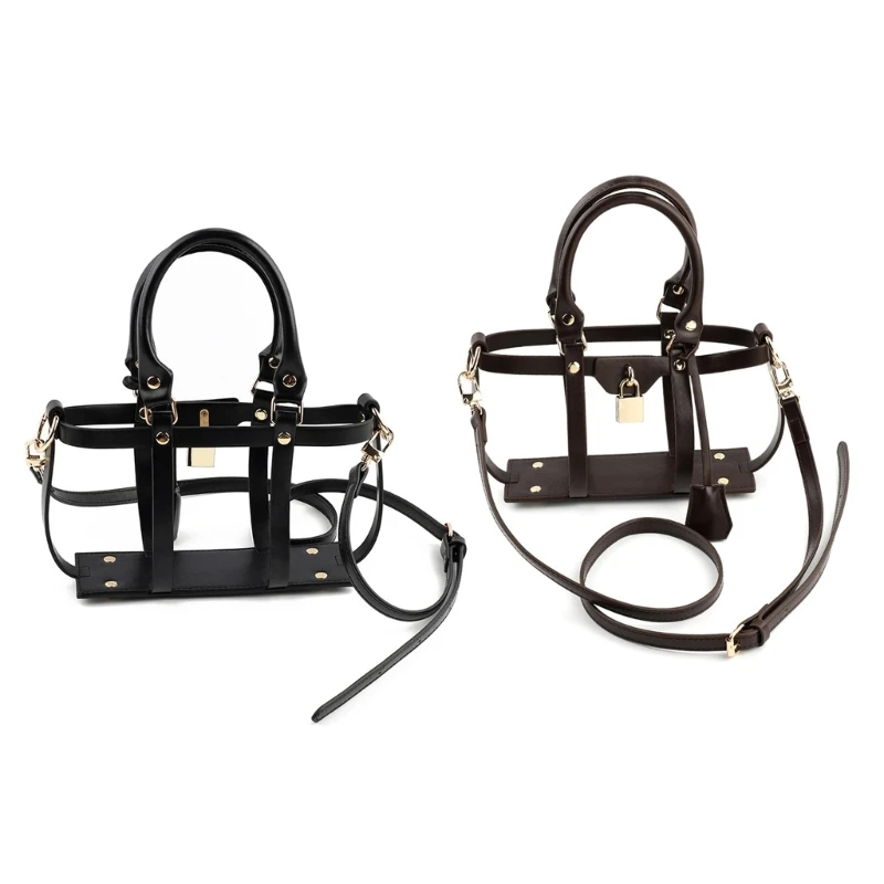 Hollow Tote Bag Set DIY Crossbody Bag Accessory PU Encasement Conversion for Handbag Black/Coffee
Hollow Tote Bag Set DIY Crossbody Bag Accessory PU Encasement Conversion for Handbag Black/Coffee