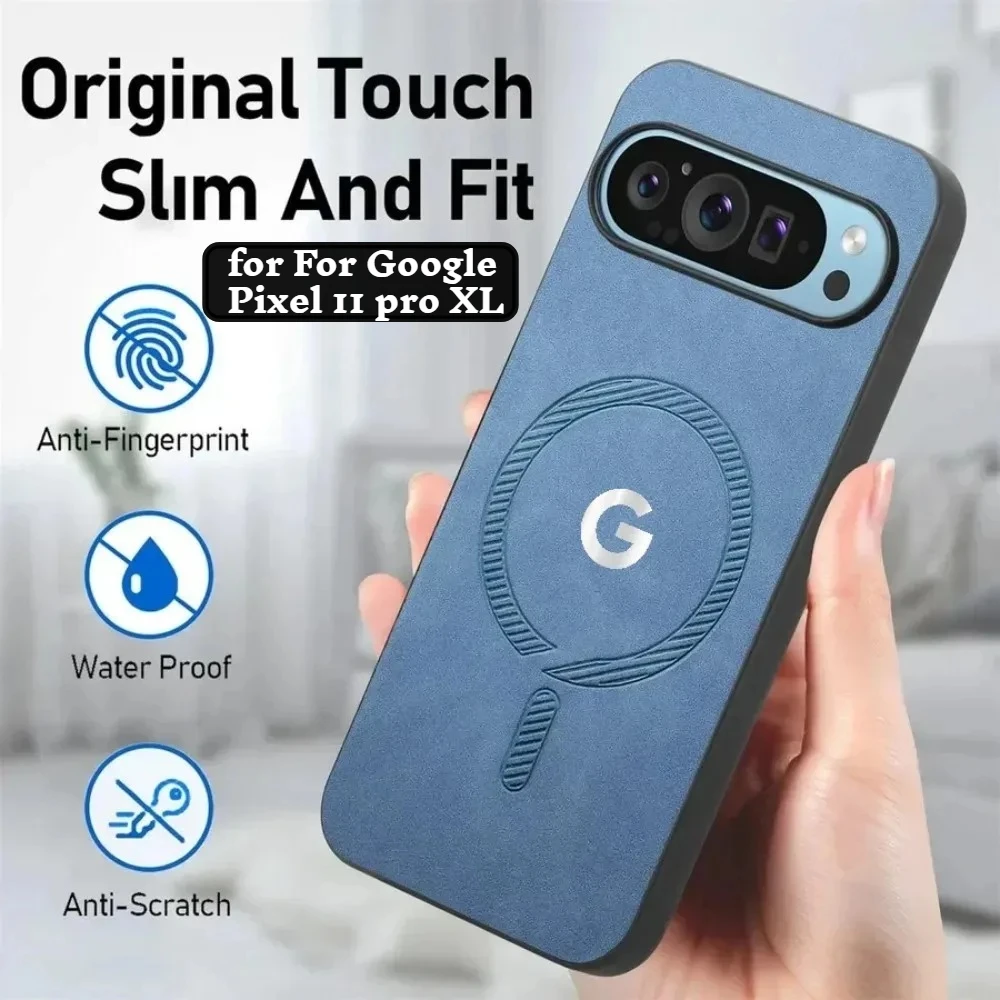 Premium Suede Skin-Friendly Magnetic Phone Case for Google Pixel 11 10 9 Pro XL Anti-Scratch for MagSafe Wireless Charging Cover
Premium Suede Skin-Friendly Magnetic Phone Case for Google Pixel 11 10 9 Pro XL Anti-Scratch for MagSafe Wireless Charging Cover