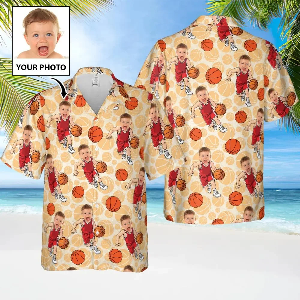 Custom Photo Face Basketball Fishing Sport Hawaiian Shirt Personalized DIY Print Short Sleeve Casual Beach Tops Funny Gifts
Custom Photo Face Basketball Fishing Sport Hawaiian Shirt Personalized DIY Print Short Sleeve Casual Beach Tops Funny Gifts