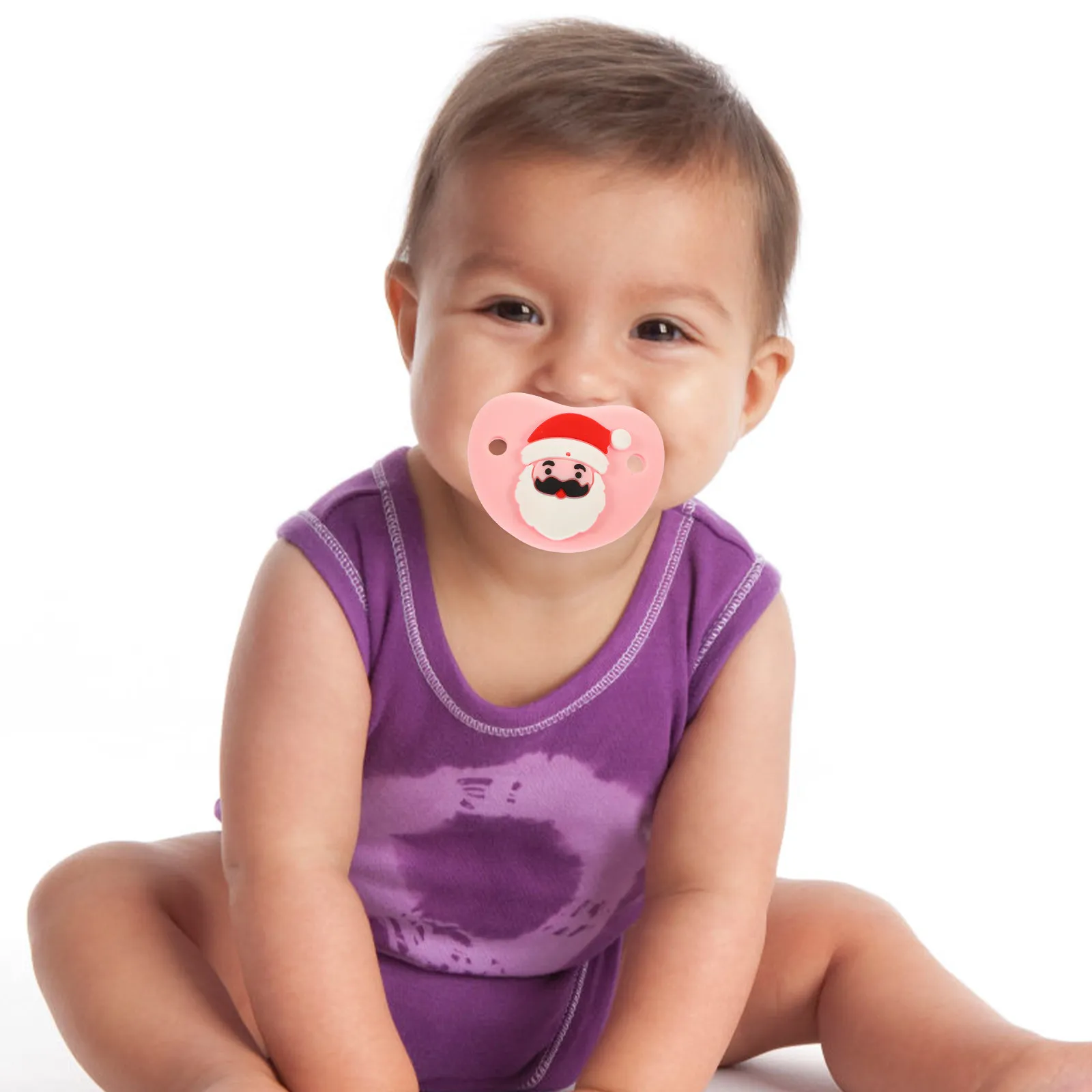 Christmas Santa Silicone Pacifier for Babies 0-3 Years Food Grade Soft Safe Dishwasher Top Rack Sterilizer Compatible
Christmas Santa Silicone Pacifier for Babies 0-3 Years Food Grade Soft Safe Dishwasher Top Rack Sterilizer Compatible