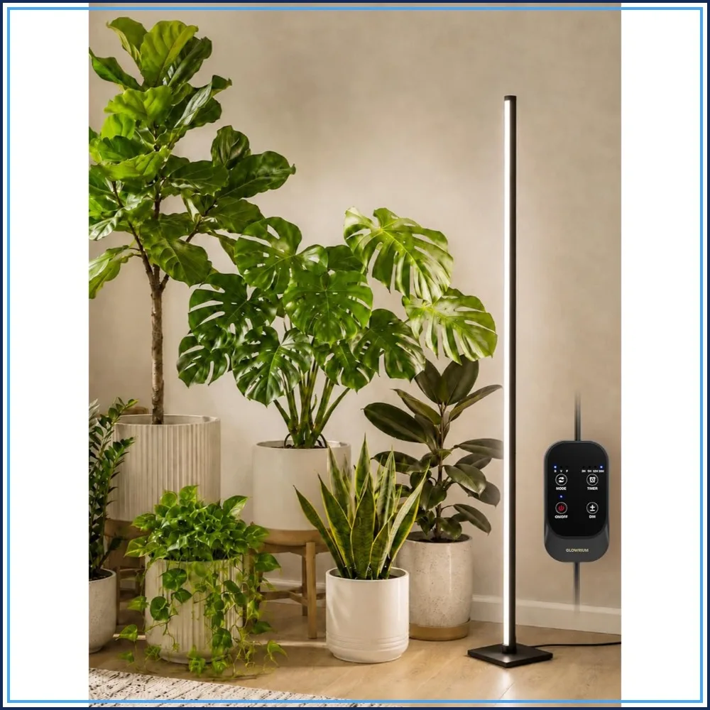 36W Vertical Plant Grow Light with Auto-Timer, Full Spectrum, 3 Light Modes, 6-Level Dimmable, 60in
36W Vertical Plant Grow Light with Auto-Timer, Full Spectrum, 3 Light Modes, 6-Level Dimmable, 60in