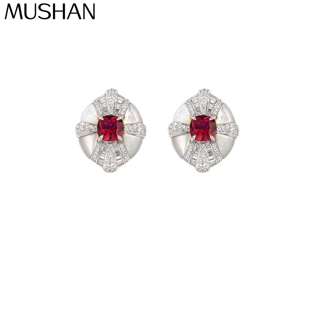 MuShan Jewelry 925 Sterling Silver Earring 5A CZ Gemstones HCD Gemstones Luxury Women 925 Sterling Silver Studs Accessories
MuShan Jewelry 925 Sterling Silver Earring 5A CZ Gemstones HCD Gemstones Luxury Women 925 Sterling Silver Studs Accessories