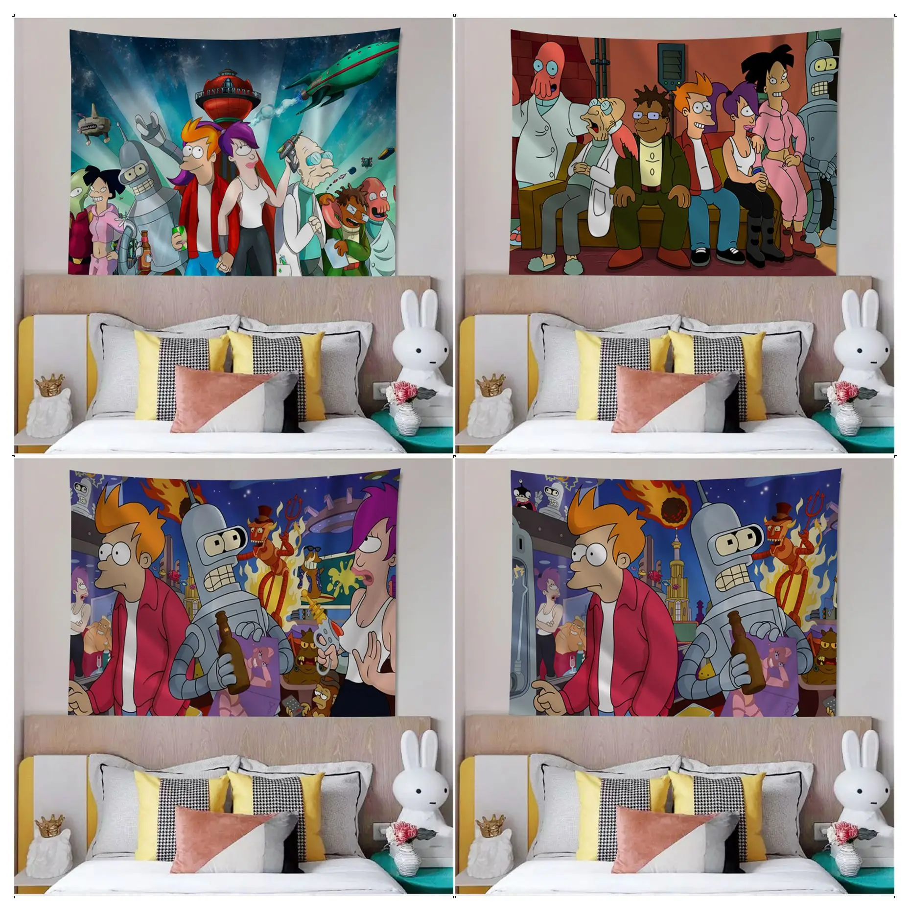 Cartoon F-Futurama Tapestry Tapestry Art Printing Indian Buddha Wall Decoration Witchcraft Bohemian Hippie INS Home Decor
Cartoon F-Futurama Tapestry Tapestry Art Printing Indian Buddha Wall Decoration Witchcraft Bohemian Hippie INS Home Decor