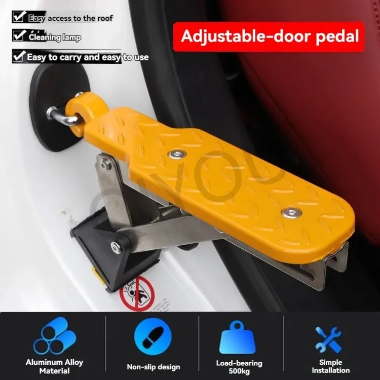 New Multi-function Hook Pedal Car Climbing Roof Door Lock Buckle Folding Foot Pedal Access To The Roof Auxiliary Ladder
New Multi-function Hook Pedal Car Climbing Roof Door Lock Buckle Folding Foot Pedal Access To The Roof Auxiliary Ladder
