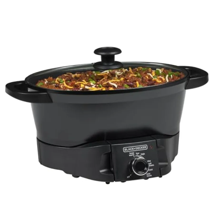 Multicooker 7QT Family Size 5-in-1 Functions Neat 'N Clean™ Technology Slow Cook Steam/Boil Precision Roast Sear/Saute and Rice
Multicooker 7QT Family Size 5-in-1 Functions Neat 'N Clean™ Technology Slow Cook Steam/Boil Precision Roast Sear/Saute and Rice