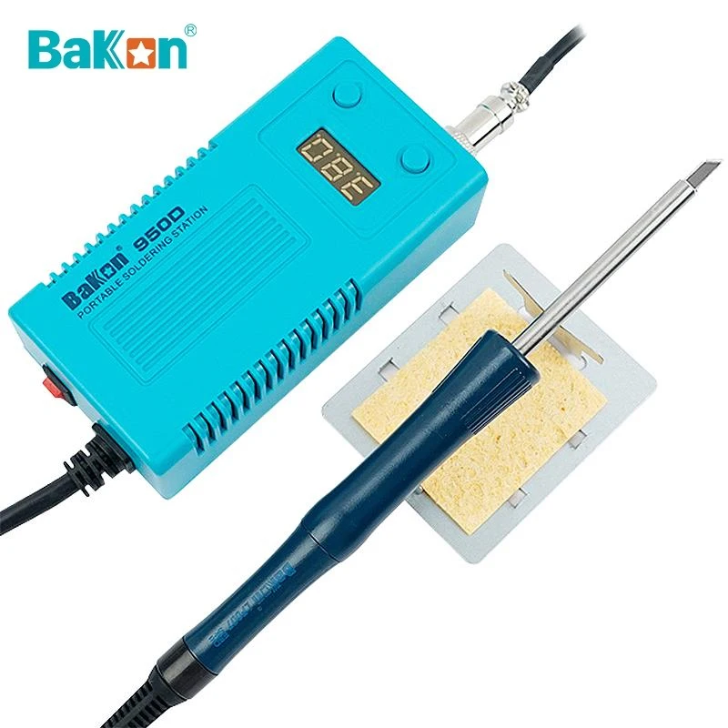 Bakon Mini Portable Soldereing Station BK950D with T12 Tip Temperature Adjustment Digital Station DIY Phone Repair Tools Kits
Bakon Mini Portable Soldereing Station BK950D with T12 Tip Temperature Adjustment Digital Station DIY Phone Repair Tools Kits
