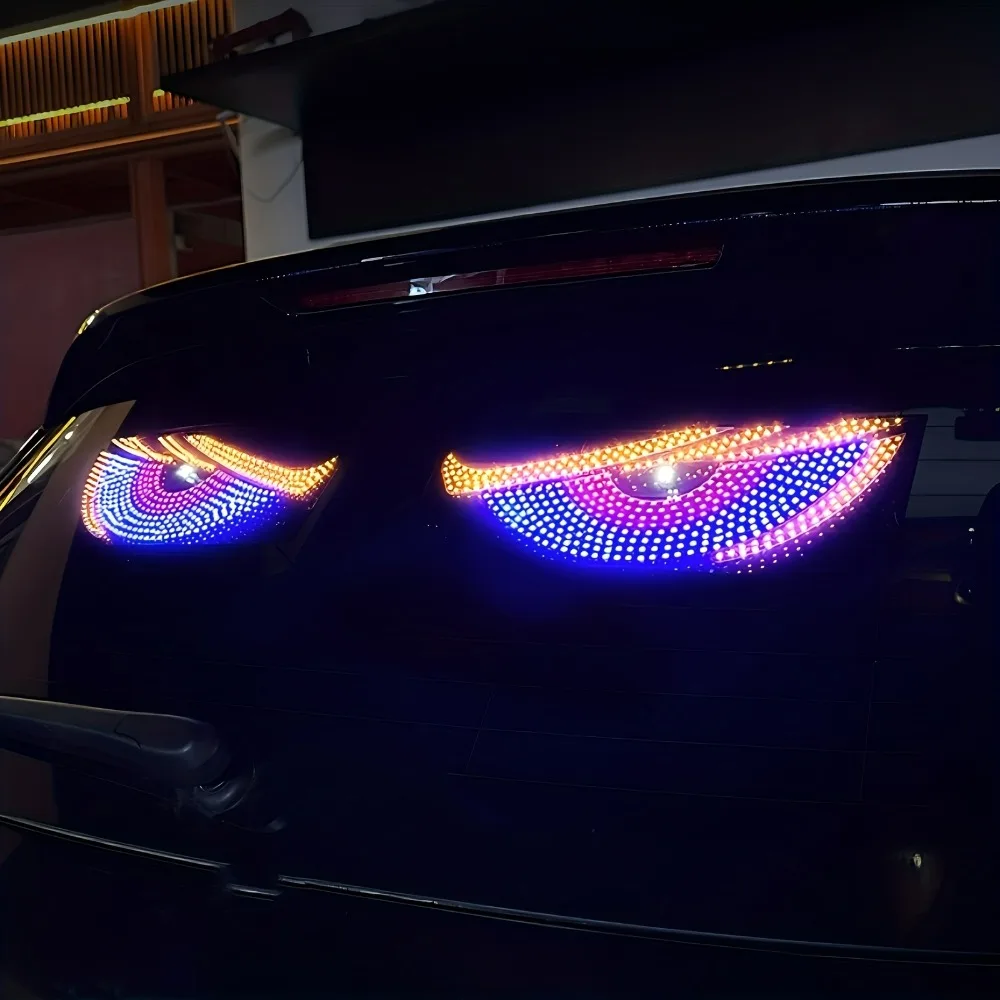 2pcs Automotive LED Devil's Eye Decorative Light Devil's Eye Atmosphere Light Cool Car Rear Window Display Light
2pcs Automotive LED Devil's Eye Decorative Light Devil's Eye Atmosphere Light Cool Car Rear Window Display Light