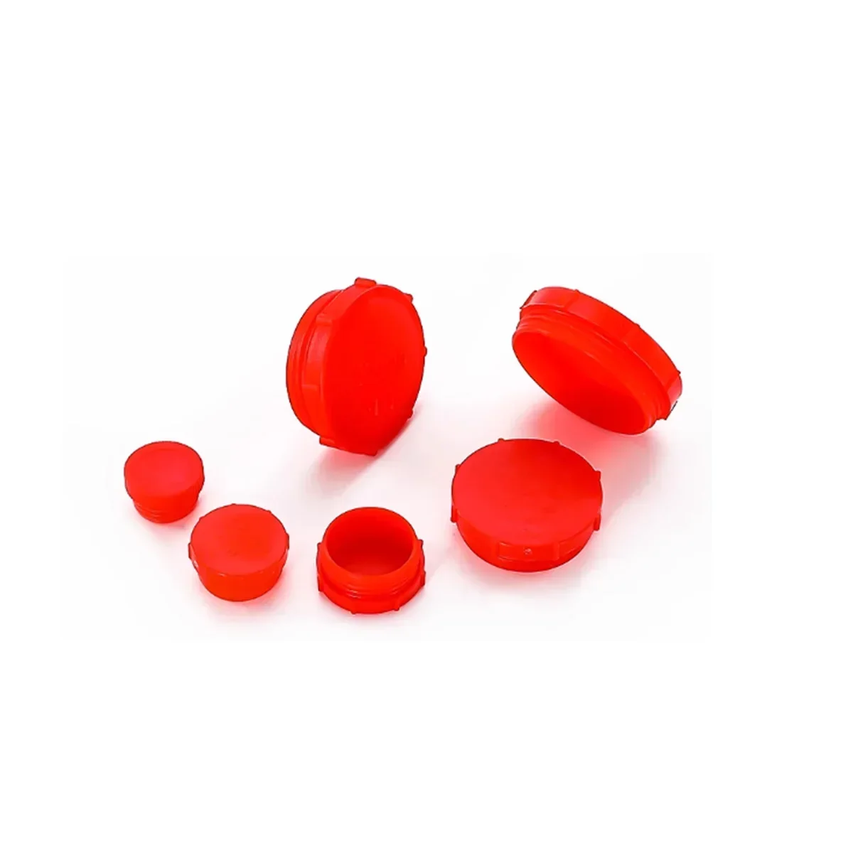 Red Plastic Threaded Plugs Cylinders Round Steel Pipe Hole Plugs Dust Caps Nuts Protective Covers
Red Plastic Threaded Plugs Cylinders Round Steel Pipe Hole Plugs Dust Caps Nuts Protective Covers