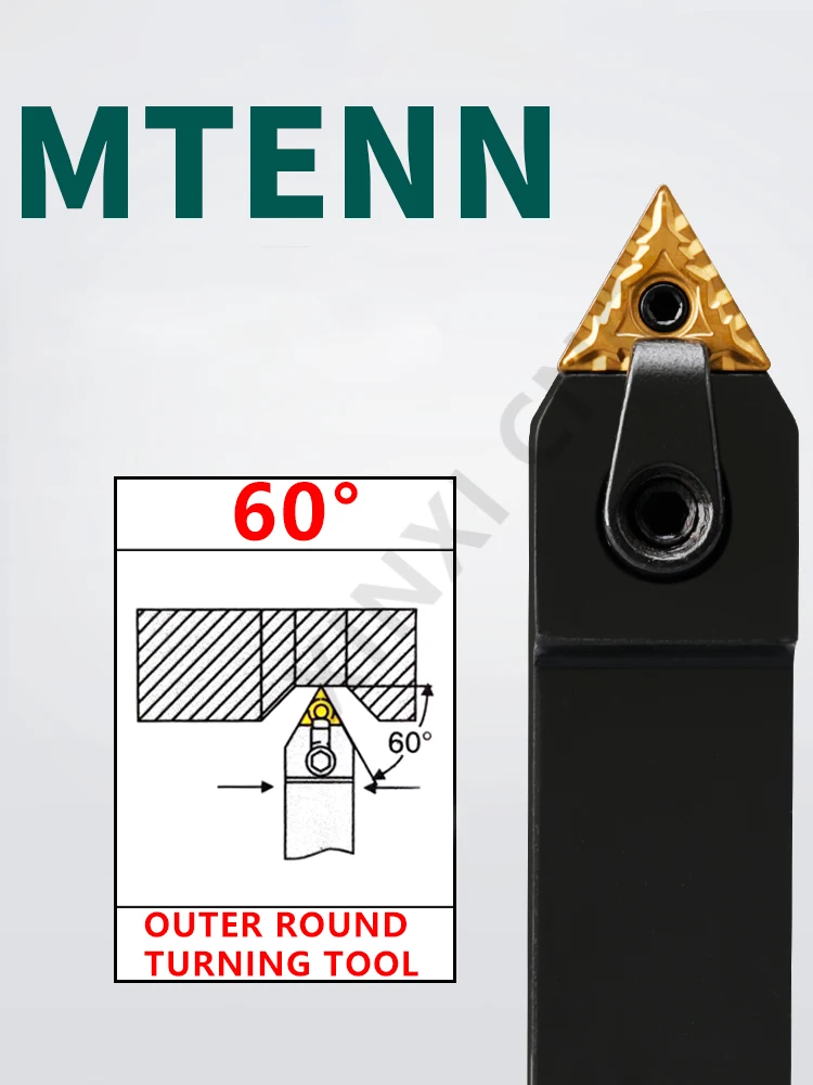 MTENN2020 CNC Lathe 60° External Turning Tool Holder for External/Face Turning Precision Machining
MTENN2020 CNC Lathe 60° External Turning Tool Holder for External/Face Turning Precision Machining