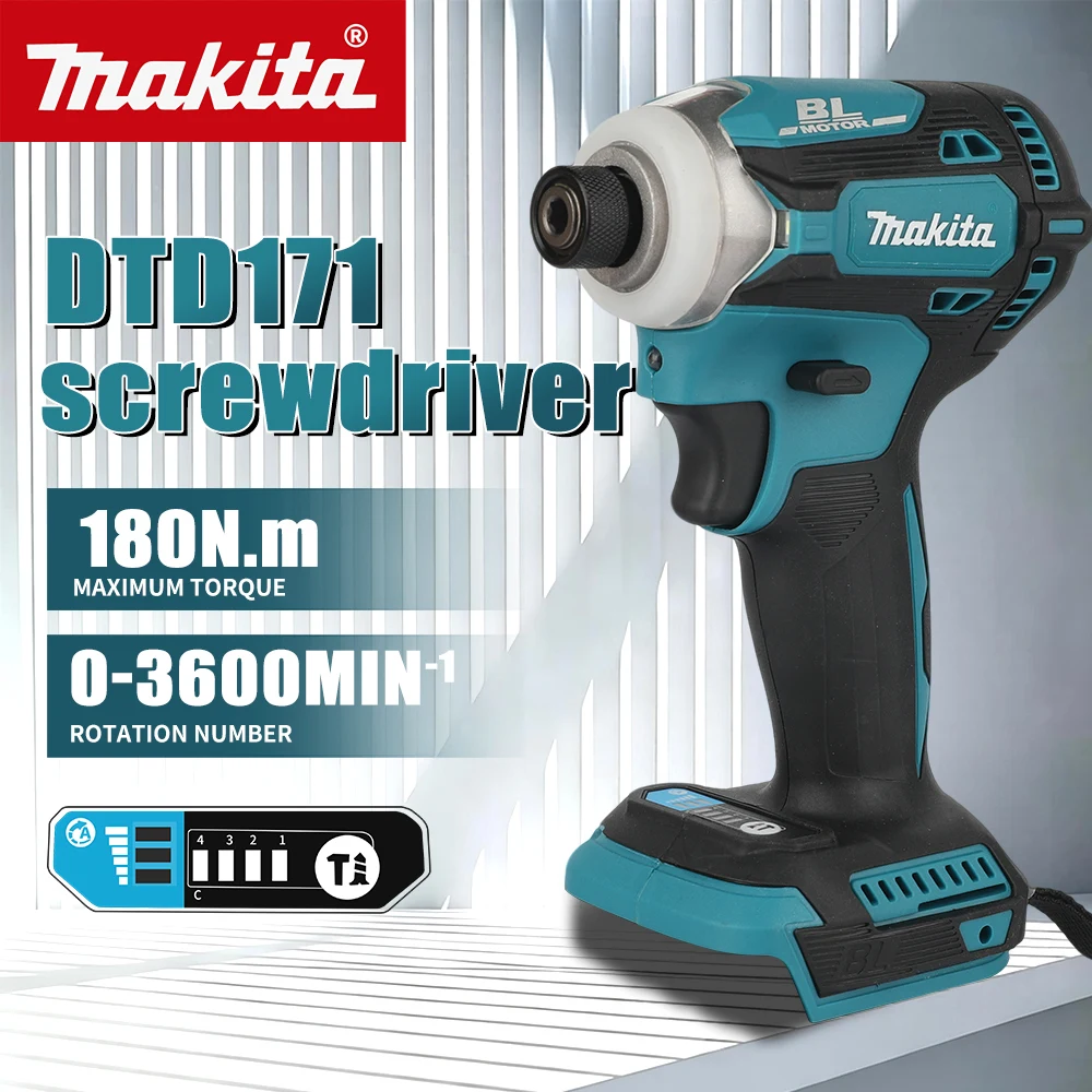 Makita 18V DTD171 Impact Driver with Variable Speed Control and Forward/Reverse Switch for Precision Fastening tools
Makita 18V DTD171 Impact Driver with Variable Speed Control and Forward/Reverse Switch for Precision Fastening tools