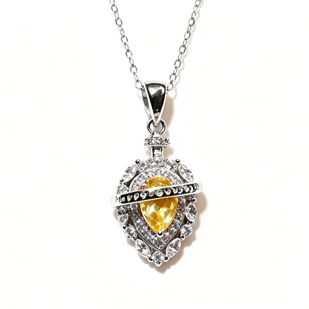 Natural Crystal Pendant S925 Pure Silver Setting Brilliant Sparkling Yellow Gem 5*7mm
Natural Crystal Pendant S925 Pure Silver Setting Brilliant Sparkling Yellow Gem 5*7mm