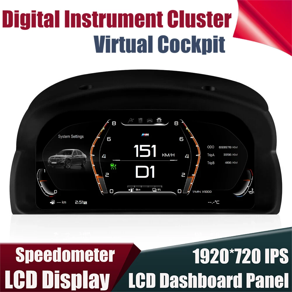11inch Digital Instrument Gauge Cluster For BMW X1 E84 2009-2015 LCD Cockpit Speedometer Dashboard Panel odometer Tachometer
11inch Digital Instrument Gauge Cluster For BMW X1 E84 2009-2015 LCD Cockpit Speedometer Dashboard Panel odometer Tachometer