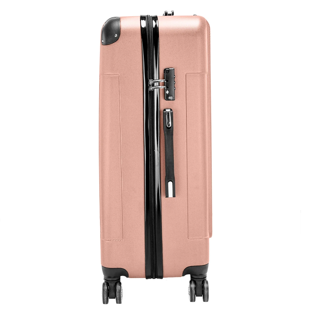 3-in-1 ABS trolley case 20 inches/24 inches/28 inches, pink.
3-in-1 ABS trolley case 20 inches/24 inches/28 inches, pink.