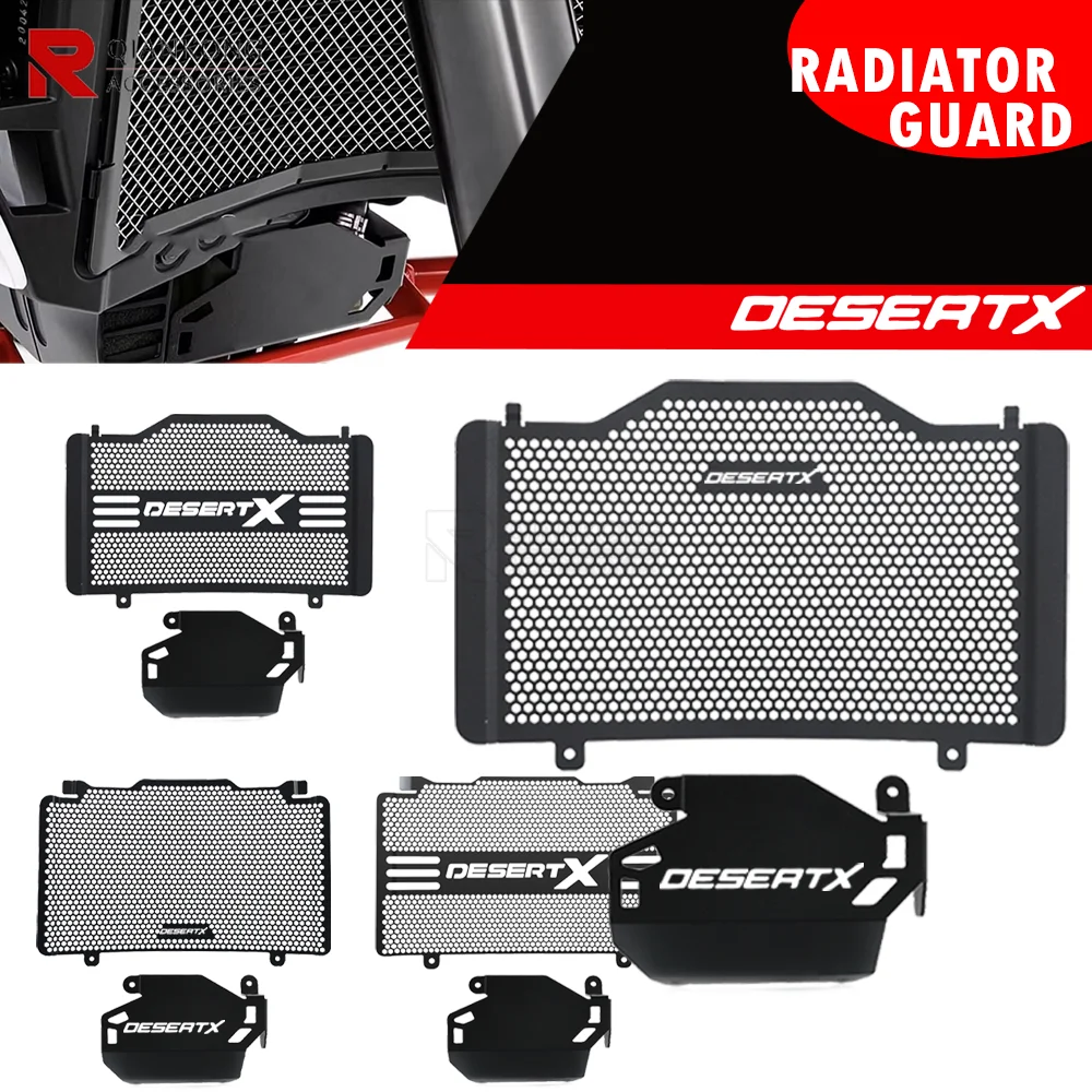 For Ducati DesertX Rally 2024-2025 Motorcycle Radiator Guard and Cylinder Head Guard Complete Set DesertX 2022-2023-2024-2025