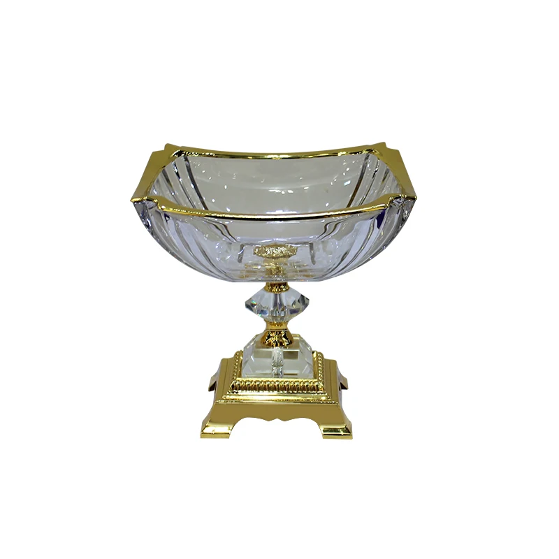 European Luxury Wedding Decoration Tray Gold Plate and Alloy Glass Fruit Tray Home Decoration
European Luxury Wedding Decoration Tray Gold Plate and Alloy Glass Fruit Tray Home Decoration