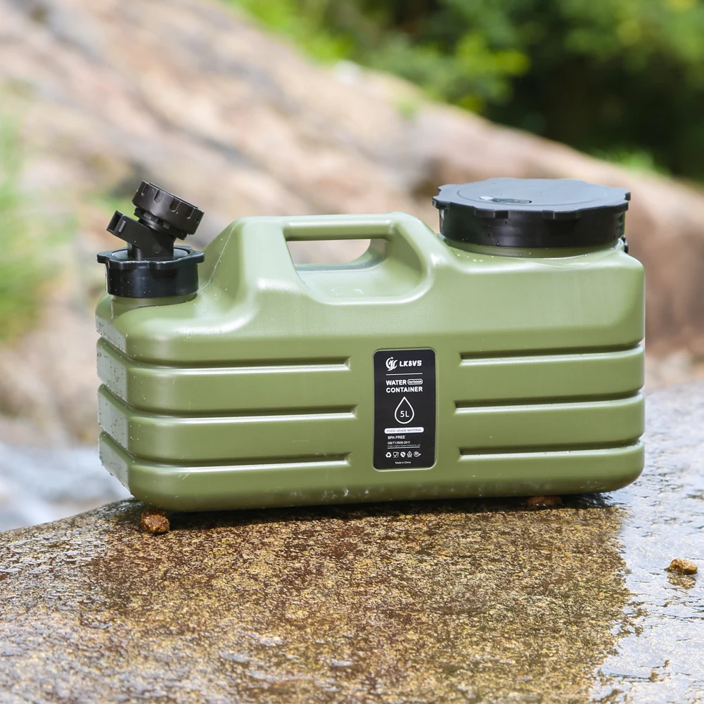 5L Portable Water Tank with Faucet Drinking Water Bucket Large Capacity Water Dispenser Carrier for Vehicle Car Camping
5L Portable Water Tank with Faucet Drinking Water Bucket Large Capacity Water Dispenser Carrier for Vehicle Car Camping