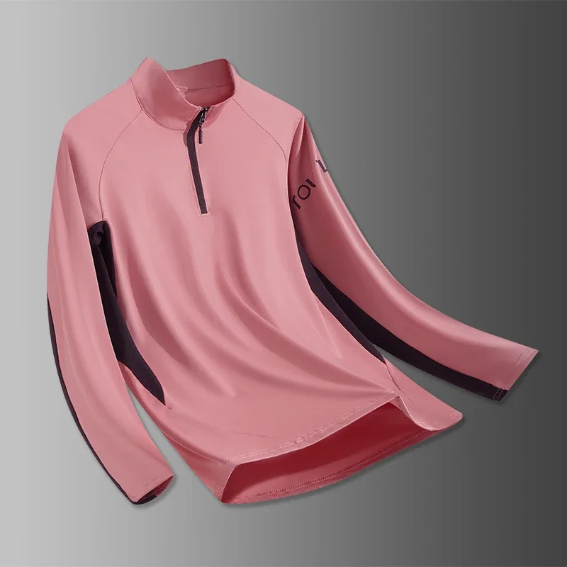 Men's Outdoor Sports Tees Running Mountaineering Cycling Activewear Half Zip Fitness Bodybuilding Sport Top Elastic Tight Tees
Men's Outdoor Sports Tees Running Mountaineering Cycling Activewear Half Zip Fitness Bodybuilding Sport Top Elastic Tight Tees