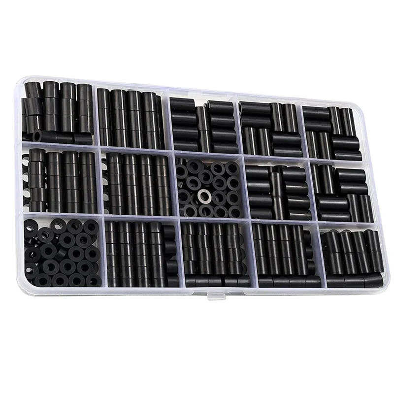 Изысканные-550 шт. проставки для винтов с электрическим выходом, черная нейлоновая круглая прокладка для винтов, переключателя и замены для винтов M3/
Изысканные-550 шт. проставки для винтов с электрическим выходом, черная нейлоновая круглая прокладка для винтов, переключателя и замены для винтов M3/