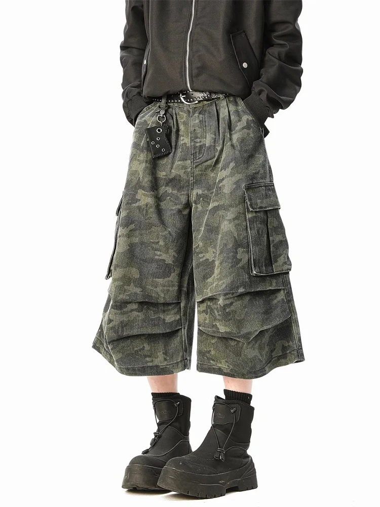 American Sle Camouflage Multi-ket Seven-Foot Pants ex Summer Trendy Loose orts Wide-Leg Haome Workwear Trousers
American Sle Camouflage Multi-ket Seven-Foot Pants ex Summer Trendy Loose orts Wide-Leg Haome Workwear Trousers