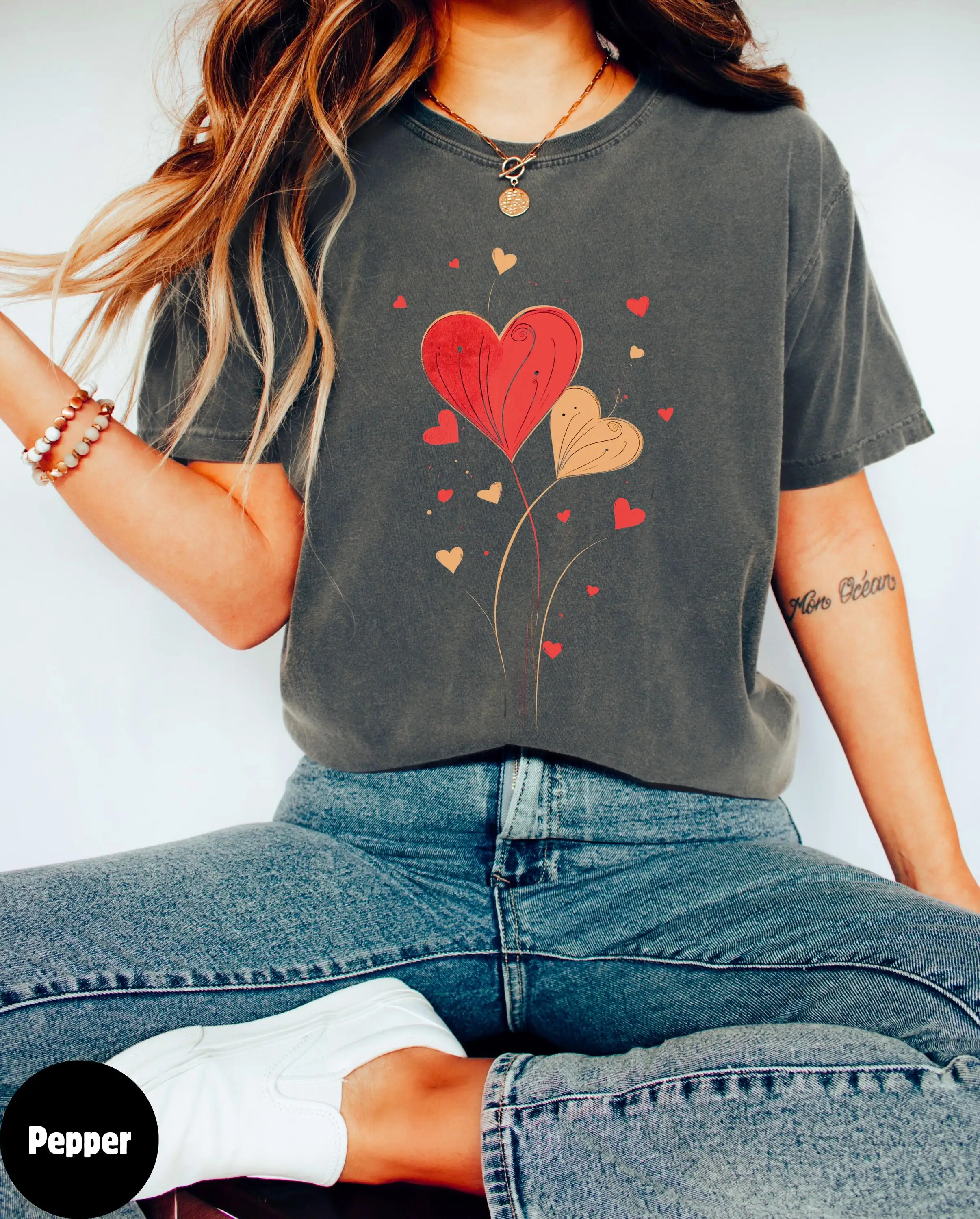 Женская футболка больших размеров с принтом сердца для девочек, хлопковая дышащая модная и универсальная уличная одежда унисекс большого размера
Женская футболка больших размеров с принтом сердца для девочек, хлопковая дышащая модная и универсальная уличная одежда унисекс большого размера