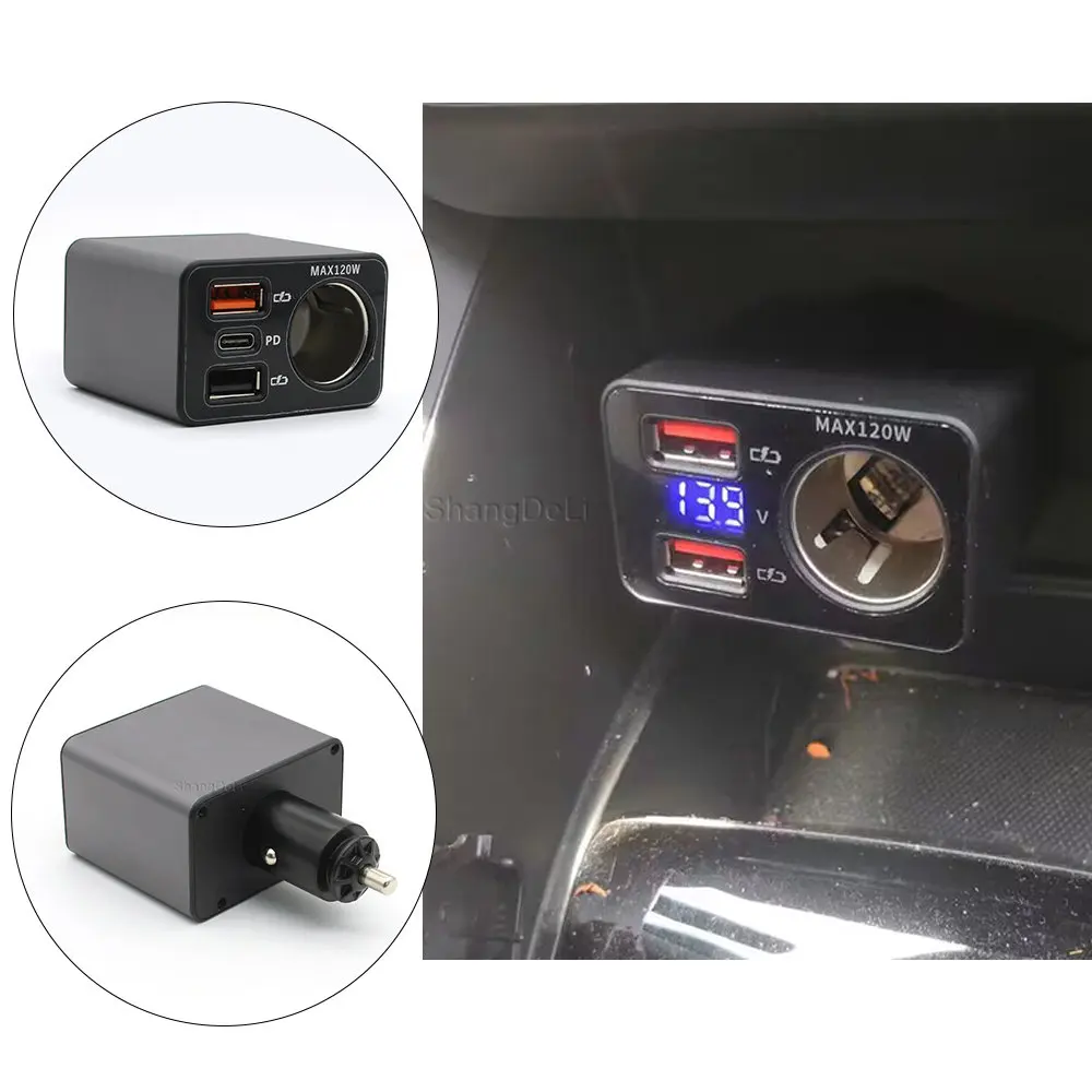 120W Car Charger USB Type C PD Fast Charging Phone Quick Charge for iPhone 14 13 For Huawei for Xiaomi for iPad Laptop Tablet
120W Car Charger USB Type C PD Fast Charging Phone Quick Charge for iPhone 14 13 For Huawei for Xiaomi for iPad Laptop Tablet