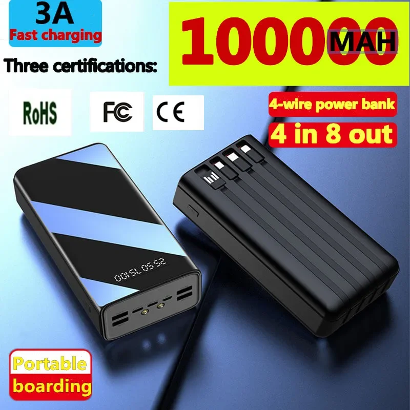 100% Original Power Bank100000Mah Type CMicro USBFast Charging PowerBank Led Display Portable ExternalBattery Charger ForTablets
100% Original Power Bank100000Mah Type CMicro USBFast Charging PowerBank Led Display Portable ExternalBattery Charger ForTablets