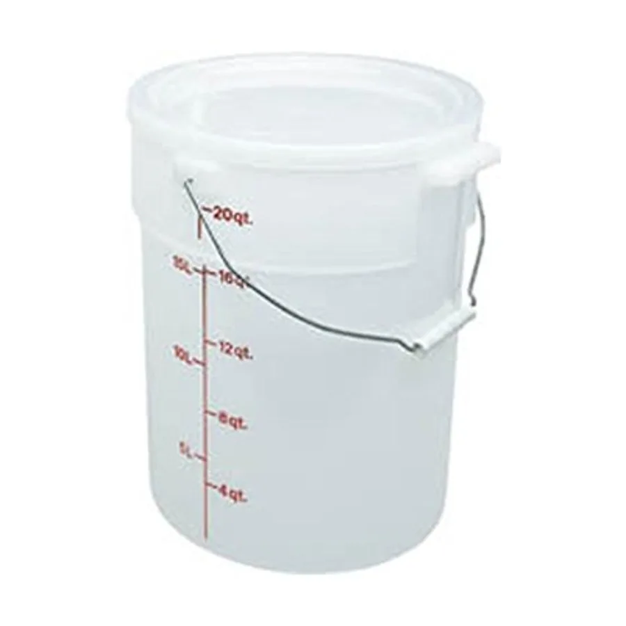 PWB22148 Pail With Bail 22 Quart White Case of 1
PWB22148 Pail With Bail 22 Quart White Case of 1