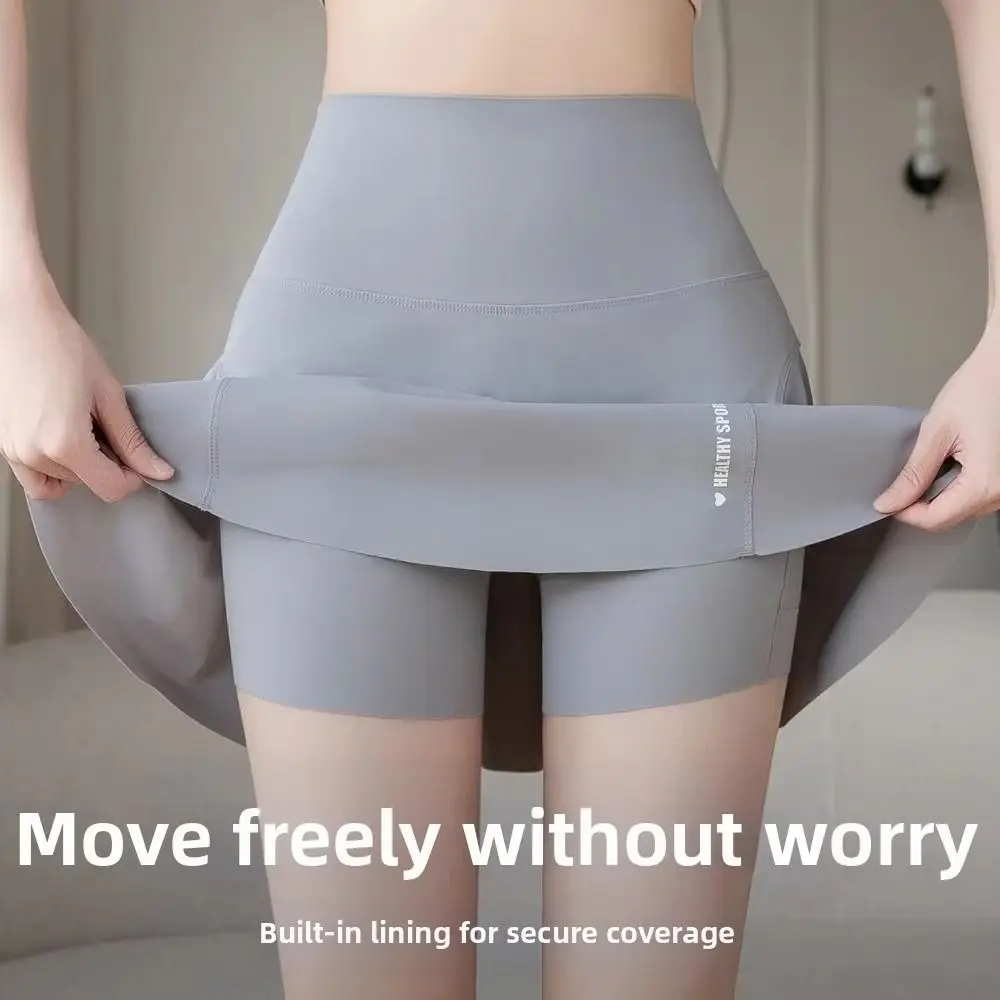 Elastic Women's Tennis Skirts High Waist Quick-Drying Women Sport Dress Anti-Exposure Stretchy Material Fitness Shorts Skirts
Elastic Women's Tennis Skirts High Waist Quick-Drying Women Sport Dress Anti-Exposure Stretchy Material Fitness Shorts Skirts