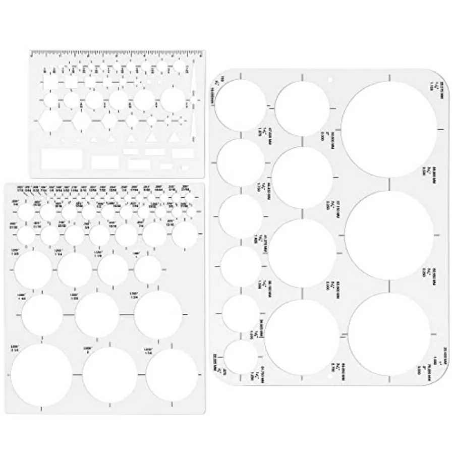Circle Template Circle Round Stencil Templates for Drafting for Office and School Building Formwork Drawings Templates, Large a
Circle Template Circle Round Stencil Templates for Drafting for Office and School Building Formwork Drawings Templates, Large a