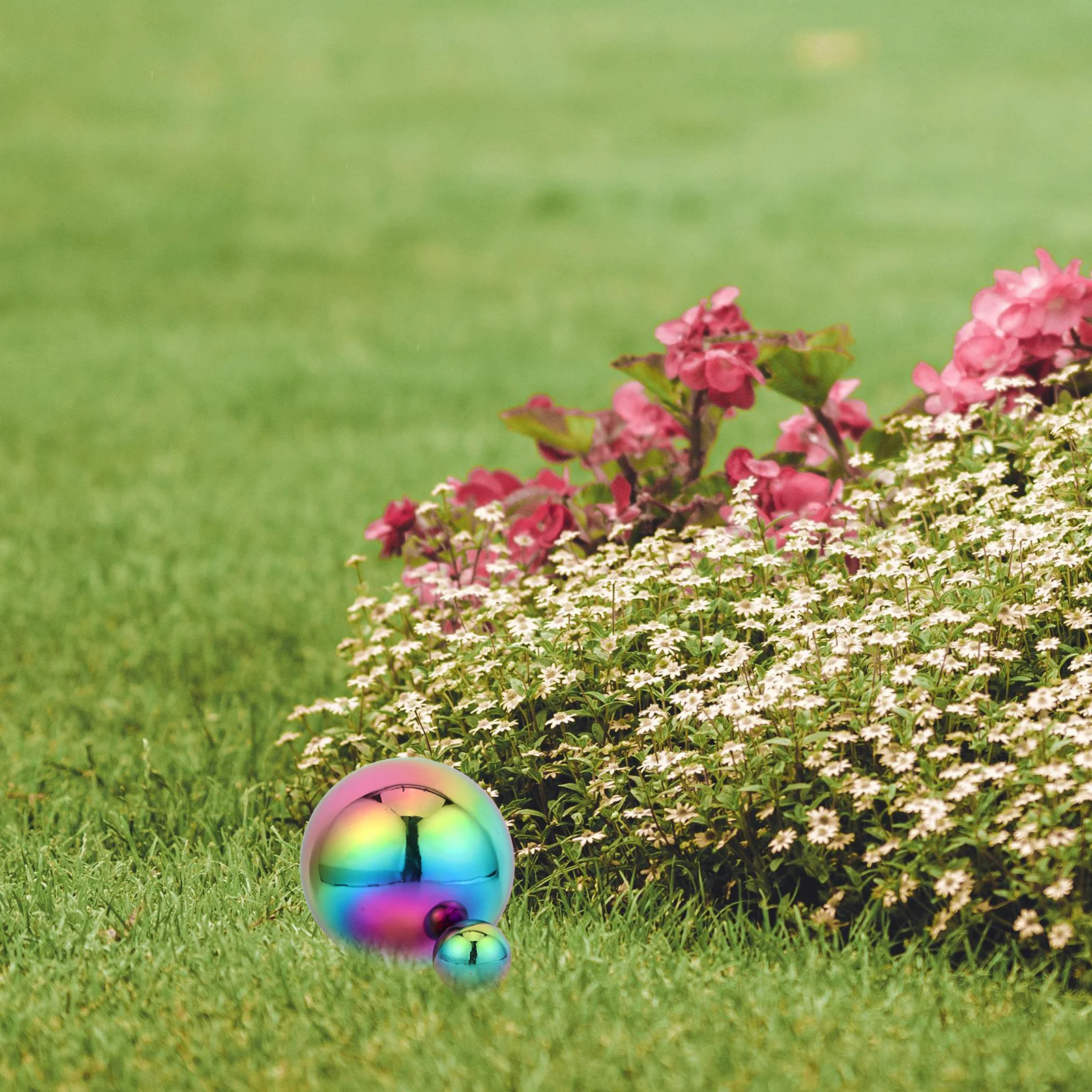 2Pcs Stainless Steel Reflective Colorful Gazing Ball Hollow Hanging Metal Sphere Garden Mall Ceiling Christmas Decor Indoor
2Pcs Stainless Steel Reflective Colorful Gazing Ball Hollow Hanging Metal Sphere Garden Mall Ceiling Christmas Decor Indoor