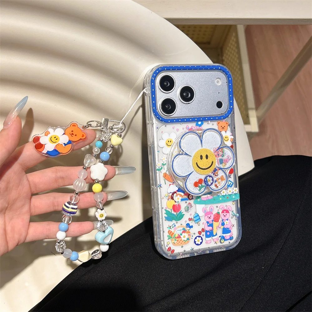 Cute Sunflower Bear Rabbit Magnetic Phone Case for iPhone 17 Pro 13 14 15 16 Pro Max Cover With Magsafe Bracket Chain Cute Cases
Cute Sunflower Bear Rabbit Magnetic Phone Case for iPhone 17 Pro 13 14 15 16 Pro Max Cover With Magsafe Bracket Chain Cute Cases