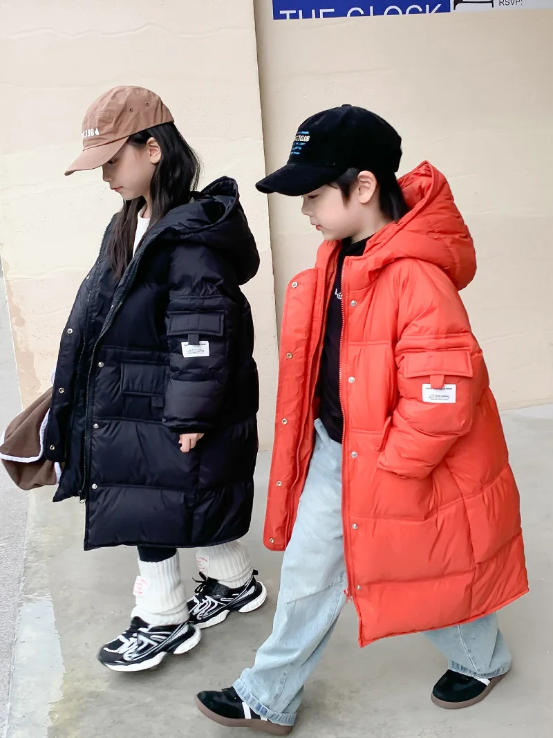 Winter Children Boys Warm Down Jacket Girls Thicken Long White Duck Down Coat Parkas Kids Outerwear Snow Suit
Winter Children Boys Warm Down Jacket Girls Thicken Long White Duck Down Coat Parkas Kids Outerwear Snow Suit
