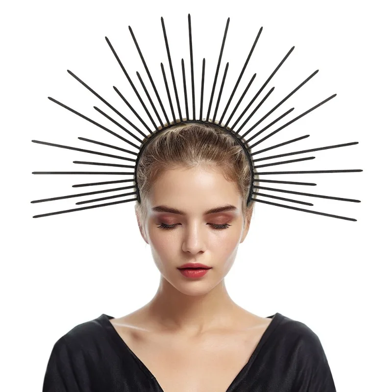 New Gothic Sun God Headband Halloween Cosplay Accessory with Unique Design
New Gothic Sun God Headband Halloween Cosplay Accessory with Unique Design
