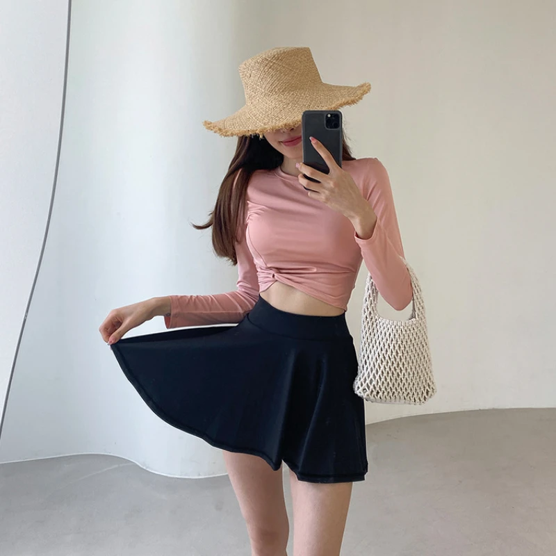 2024 Summer New Trend Bikini Set Woman Two Piece Long Sleeve Swimwear Skirt Fold Casual Beach Style Holiday Female Bathing Suit
2024 Summer New Trend Bikini Set Woman Two Piece Long Sleeve Swimwear Skirt Fold Casual Beach Style Holiday Female Bathing Suit