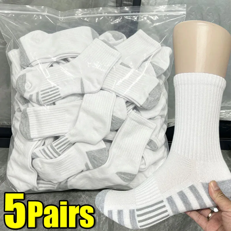 1/5pairs High-Quality Soft and Comfortable Men's Running Socks Summer Cotton Sweat Wicking and Breathable Basketball Sports Sock
1/5pairs High-Quality Soft and Comfortable Men's Running Socks Summer Cotton Sweat Wicking and Breathable Basketball Sports Sock