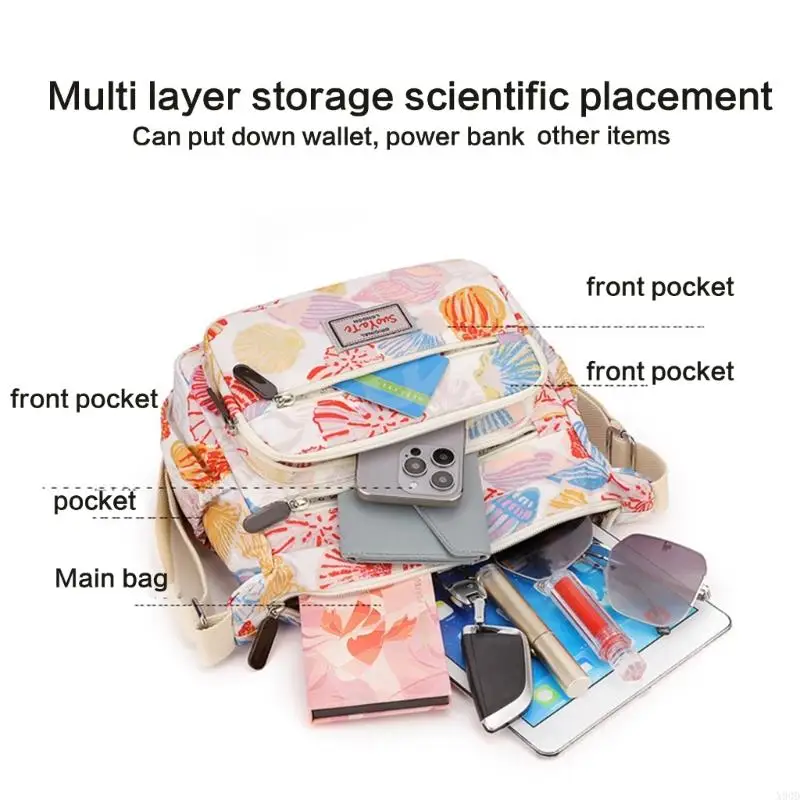 X90D Women Shoulder Bag Flower Print Bag Handbag Purse Shopping Bag Large Capacity Crossbody Bag for Daily
X90D Women Shoulder Bag Flower Print Bag Handbag Purse Shopping Bag Large Capacity Crossbody Bag for Daily