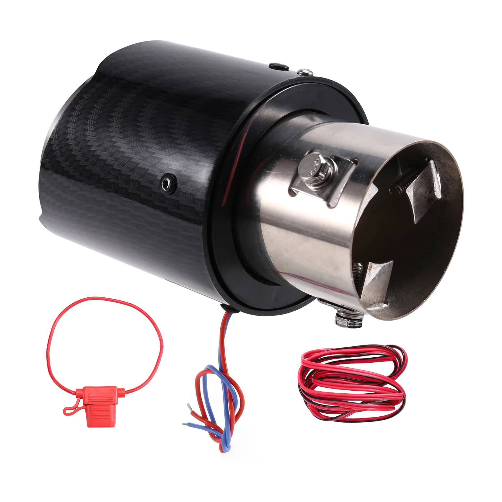 AT92-Universal Carbon Fiber Automotive Exhaust Tip 55Mm Aluminum Alloy Muffler Gloss Single Outlet Nozzle
AT92-Universal Carbon Fiber Automotive Exhaust Tip 55Mm Aluminum Alloy Muffler Gloss Single Outlet Nozzle