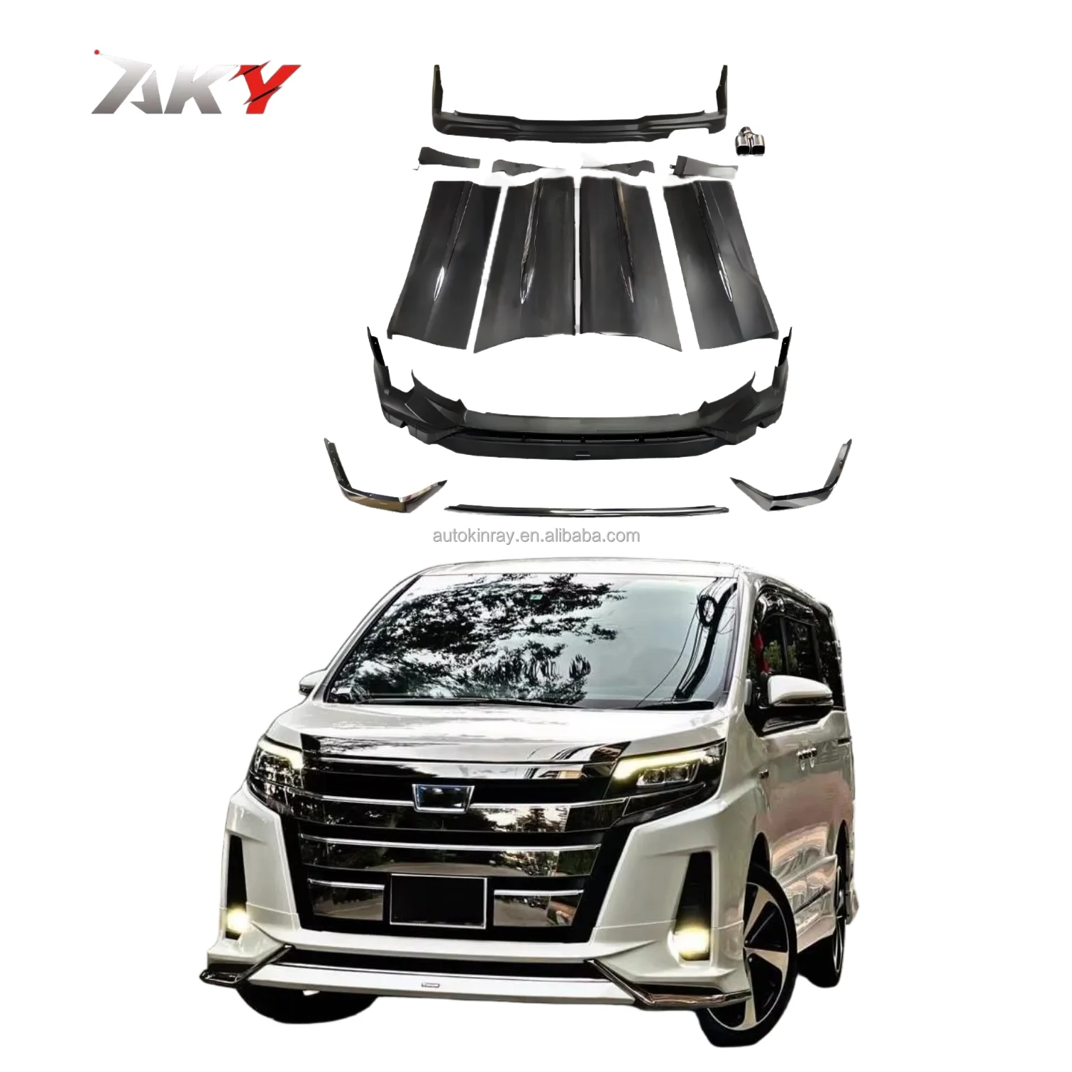 Modification Factory Price for Noah 80 Series 2017-2020 Model-lista Monalisa Bodykit Aero Front Lip Rear Lip with Chrome
Modification Factory Price for Noah 80 Series 2017-2020 Model-lista Monalisa Bodykit Aero Front Lip Rear Lip with Chrome