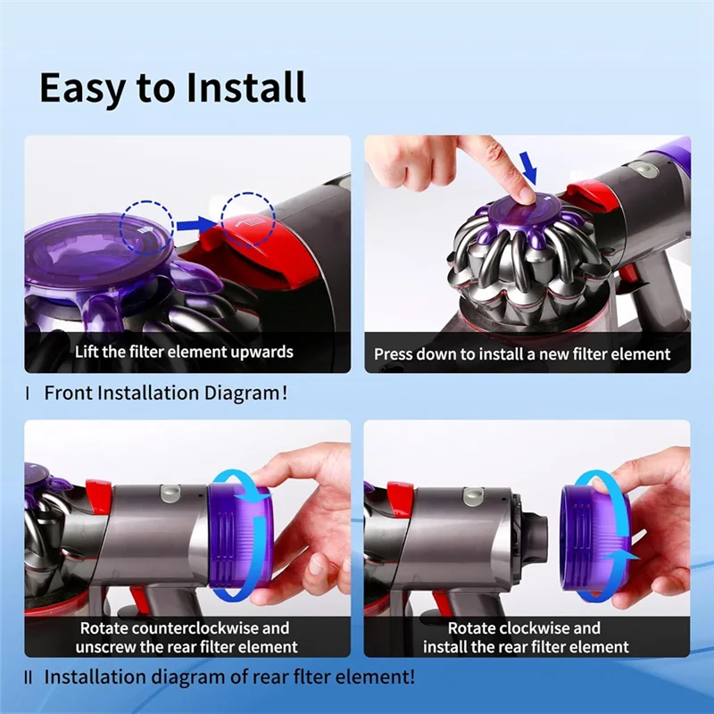 Замена вакуумного фильтра для матраса Dyson V8 Focus, беспроводные вакуумные постфильтры и предварительные фильтры, номер детали. 965661-05-B51B
Замена вакуумного фильтра для матраса Dyson V8 Focus, беспроводные вакуумные постфильтры и предварительные фильтры, номер детали. 965661-05-B51B