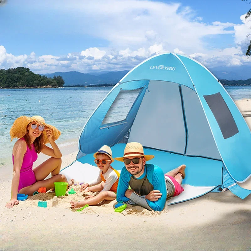 2Doors 2Windows 2Second Quick Open Fully Automatic Beach Tent UV Protection Sunshade Pop Up Waterproof Silver Coated Portable
2Doors 2Windows 2Second Quick Open Fully Automatic Beach Tent UV Protection Sunshade Pop Up Waterproof Silver Coated Portable