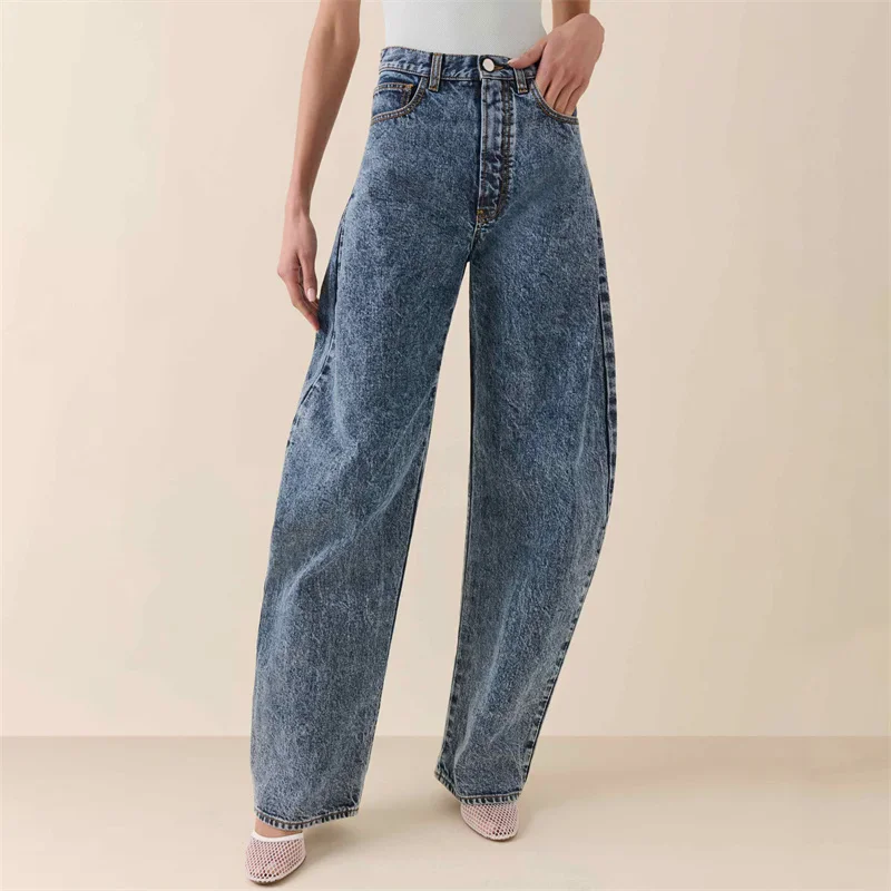 Women's pants New high waisted slim fit women's jeans for autumn 2025 Retro pure cotton straight leg pants curved knife jeans
Women's pants New high waisted slim fit women's jeans for autumn 2025 Retro pure cotton straight leg pants curved knife jeans