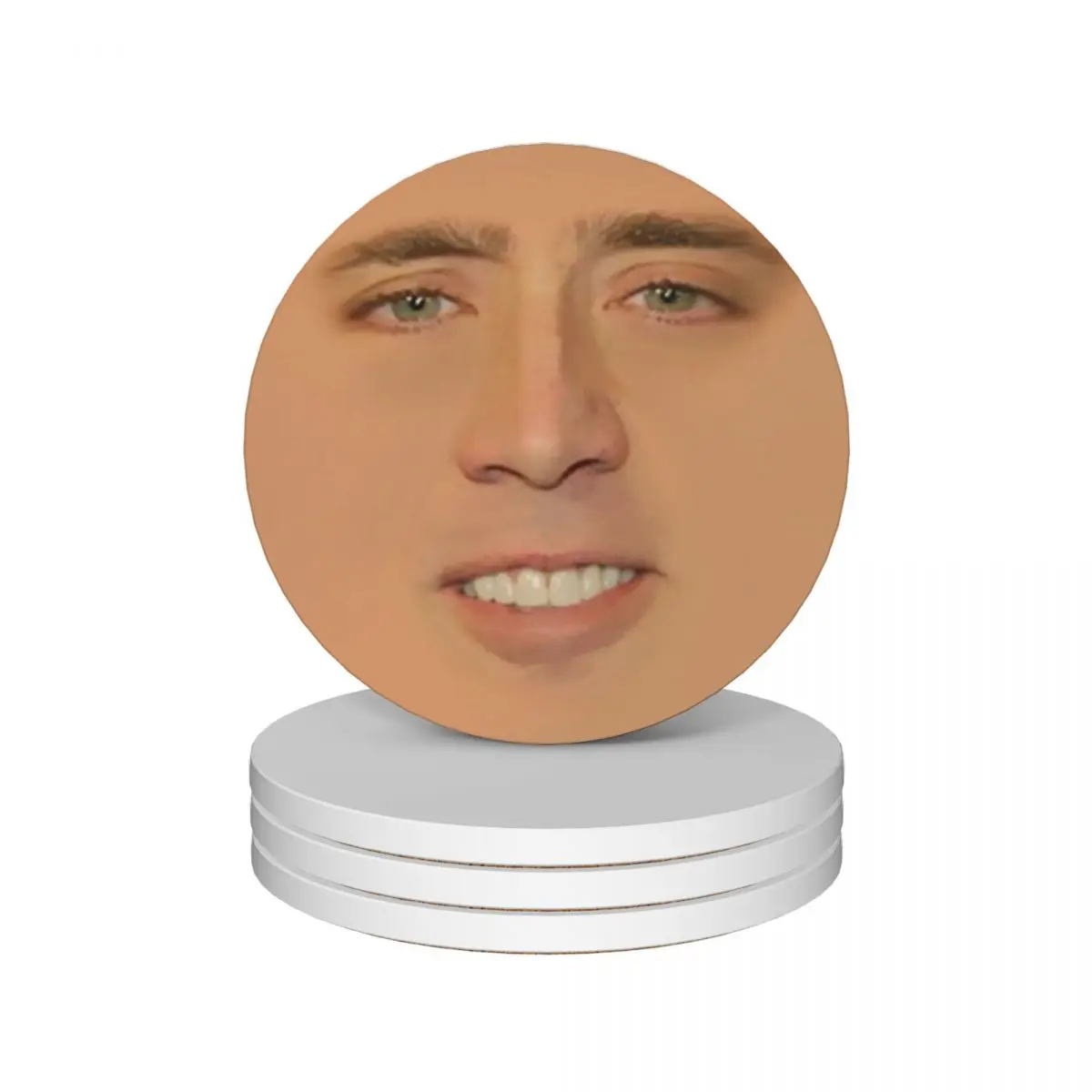 Nicolas cage Giant Face Ceramic Coasters (Set of 4) Cup for tea tea cup holder Coasters
Nicolas cage Giant Face Ceramic Coasters (Set of 4) Cup for tea tea cup holder Coasters
