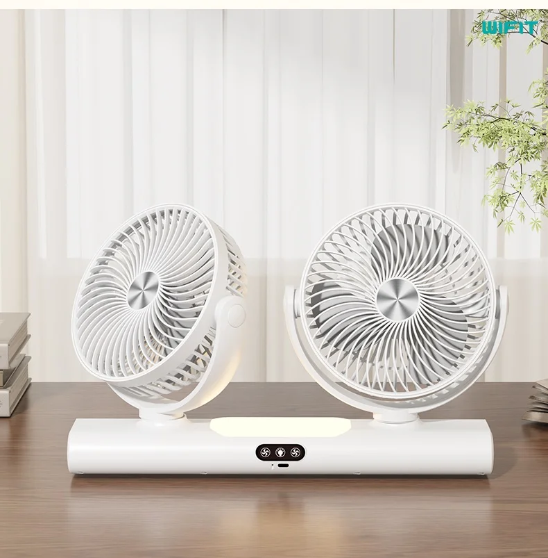 FS-39 Rechargeable Double Head Fan, Versatile Portable Fan for Home, Dorm & Outdoor
FS-39 Rechargeable Double Head Fan, Versatile Portable Fan for Home, Dorm & Outdoor