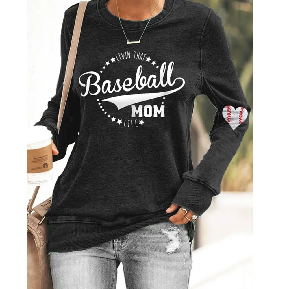 Rheacмножество, Женская Повседневная Толстовка с принтом в виде бейсбольной мамы
Rheacмножество, Женская Повседневная Толстовка с принтом в виде бейсбольной мамы